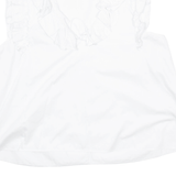 ZARA Womens Vest White Sleeveless 2XL