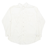 ZARA Womens Shirt Cream Collared Long Sleeve S