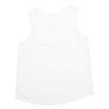 ZARA Womens Vest White Sleeveless Viscose M