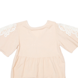 ZARA Womens Blouse Pink V-Neck S