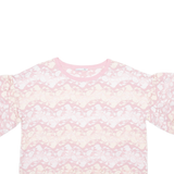 ZARA Womens Printed Blouse Pink Floral L