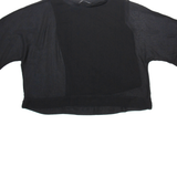 ZARA Womens Blouse Black Long Sleeve Viscose M