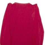 ZARA Womens Blouse Maroon Long Sleeve Viscose S