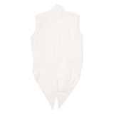 SYNONYME Womens Kimono Vest Beige Sleeveless M