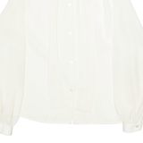 JULIETTA Womens Shirt White Long Sleeve M