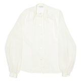 JULIETTA Womens Shirt White Long Sleeve M