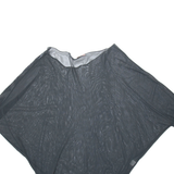 FUTURA Womens Blouse Black Long Sleeve Viscose M
