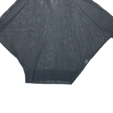 FUTURA Womens Blouse Black Long Sleeve Viscose M