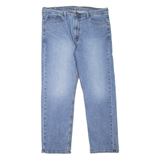 LEVI'S 505 Jeans Mens Blue Regular Straight Stone Wash W40 L32