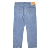 LEVI'S 505 Jeans Mens Blue Regular Straight Stone Wash W40 L32