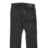 LEVI'S 502 Jeans BIG E Mens Black Regular Tapered W30 L32