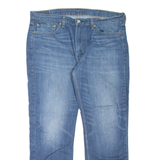 LEVI'S 514 Jeans Mens Blue Slim Straight Stone Wash W38 L32