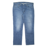 LEVI'S 514 Jeans Mens Blue Slim Straight Stone Wash W38 L32