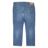 LEVI'S 514 Jeans Mens Blue Slim Straight Stone Wash W38 L32