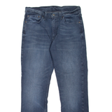 LEVI'S 514 Jeans Mens Blue Slim Straight Stone Wash W31 L30