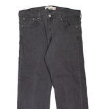 LEVI'S 569 Jeans Mens Grey Loose Straight W38 L27