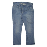 LEVI'S 514 Jeans Mens Blue Slim Straight Stone Wash W38 L30