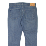 LEVI'S 514 Jeans Mens Blue Slim Straight Stone Wash W38 L30