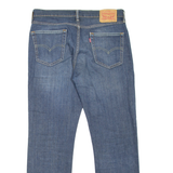 LEVI'S 514 Jeans Mens Blue Slim Straight Stone Wash W33 L30