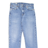 LEVI'S 502 Jeans BIG E Mens Blue Regular Tapered Stone Wash W30 L29