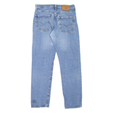 LEVI'S 502 Jeans BIG E Mens Blue Regular Tapered Stone Wash W30 L29