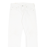 LEVI'S 513 Jeans Mens White Slim Straight W28 L30