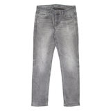 PME LEGEND Nightflight Mens Jeans Grey Regular Straight Stone Wash W32 L32