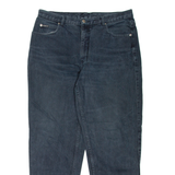 TEDDY'S Womens Jeans Black Regular Mom W33 L29