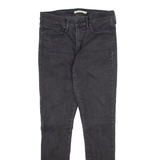LEVI'S Womens Jeans Black Slim Skinny W30 L28