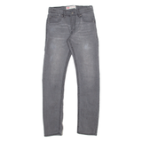 LEVI'S Womens Jeans Grey Regular Skinny W27 L27