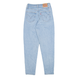 LEVI'S Womens Jeans Blue Regular Mom W26 L27