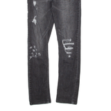 LEVI'S Womens Jeans Grey Regular Straight W27 L27