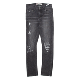 LEVI'S Womens Jeans Grey Regular Straight W27 L27