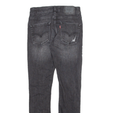 LEVI'S Womens Jeans Grey Regular Straight W27 L27