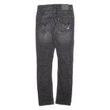 LEVI'S Womens Jeans Grey Regular Straight W27 L27