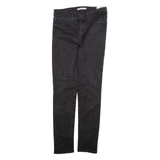LEVI'S Womens Jeans Black Regular Straight W30 L28
