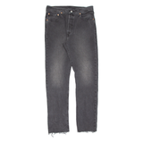 LEVI'S 501 Jeans Womens Black Regular Straight Charcoal Wash W31 L32