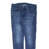 LEVI'S 519 Jeans High Ball Mens Blue Slim Skinny Stone Wash W34 L29