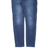 LEVI'S 519 Jeans High Ball Mens Blue Slim Skinny Stone Wash W34 L29