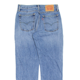 LEVI'S 514 Jeans Mens Blue Regular Straight Stone Wash W32 L26