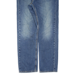 LEVI'S 505 Jeans Mens Blue Regular Straight Stone Wash W36 L32