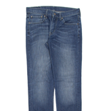 LEVI'S 511 Jeans Mens Blue Slim Straight Stone Wash W32 L34