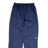 REEBOK Mens Track Pants Blue Tapered XL W30 L34