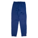 ADIDAS Mens Track Pants Blue Tapered S W28 L30