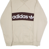ADIDAS ORIGINALS Womens Beige Hoodie S