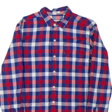 LEVI'S Slim Fit Mens Shirt Blue Check Long Sleeve S