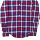 LEVI'S Slim Fit Mens Shirt Blue Check Long Sleeve S