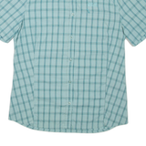 JACK WOLFSKIN Womens Shirt Blue Check UK 12