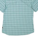 JACK WOLFSKIN Womens Shirt Blue Check UK 12
