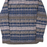 BOGNER Mens Shirt Blue Crazy Pattern Long Sleeve L